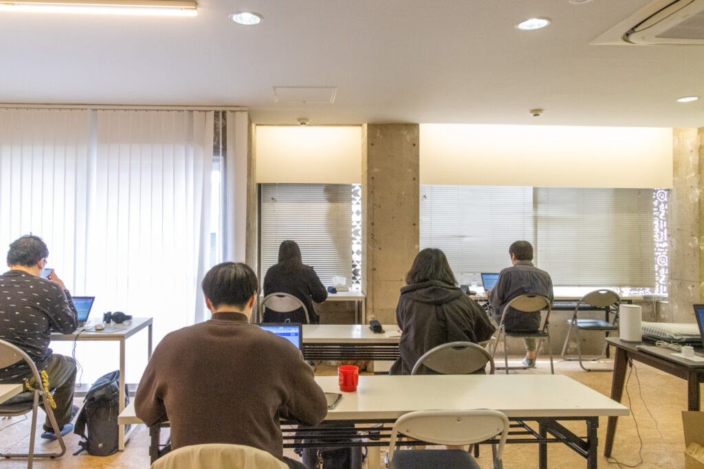 就労継続支援トライアングル竹田の利用者の作業風景その1