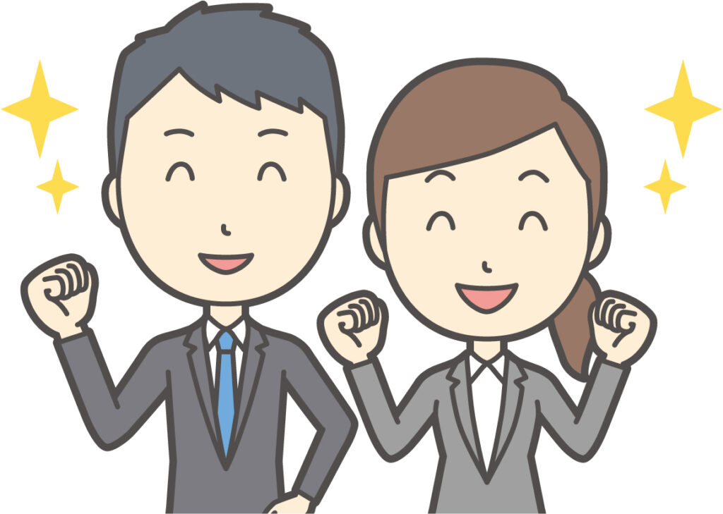就労継続支援A型　笑顔の男女
