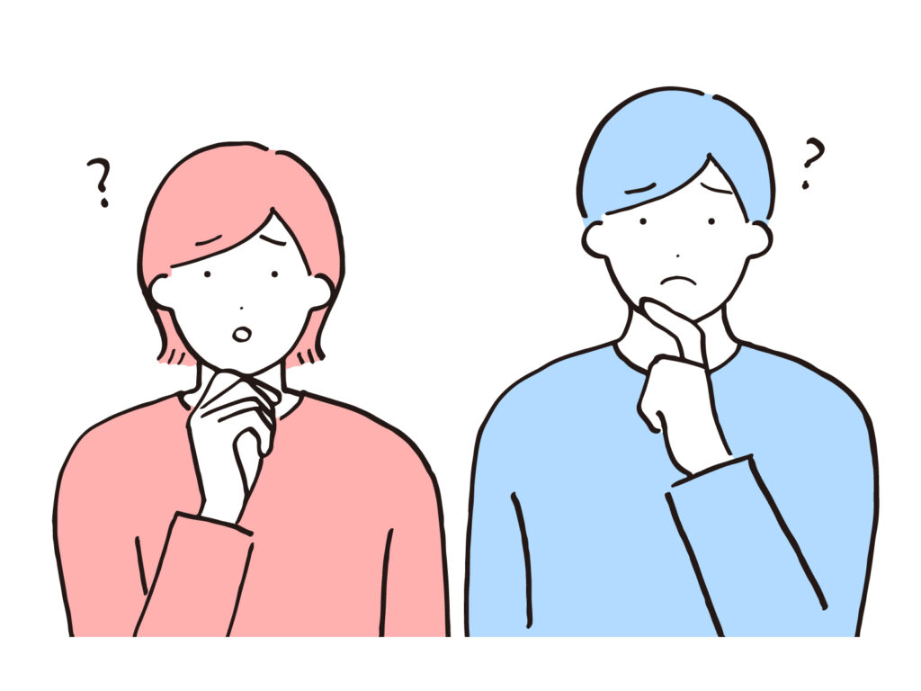 就労継続支援A型 悩む男女