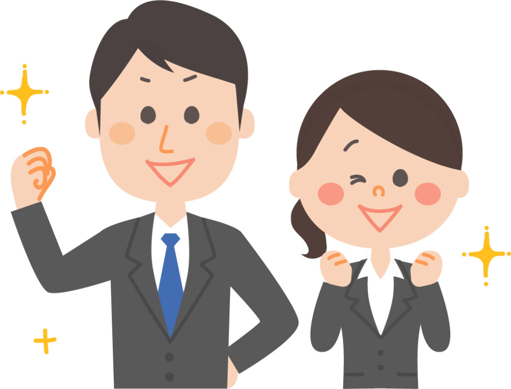 A型事業所 就活する男女