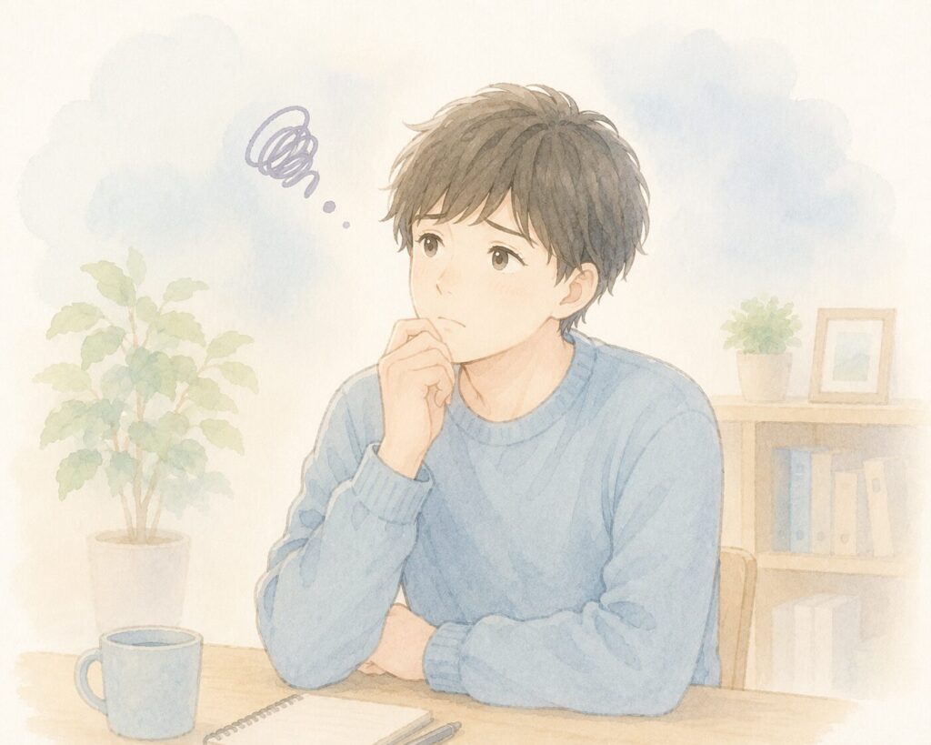 考える男性