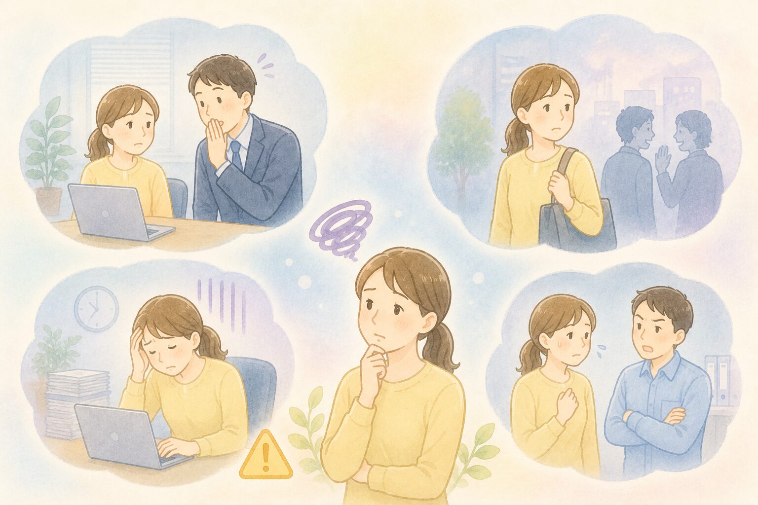 不安になる女性