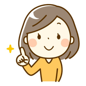 ポイントを伝える女性