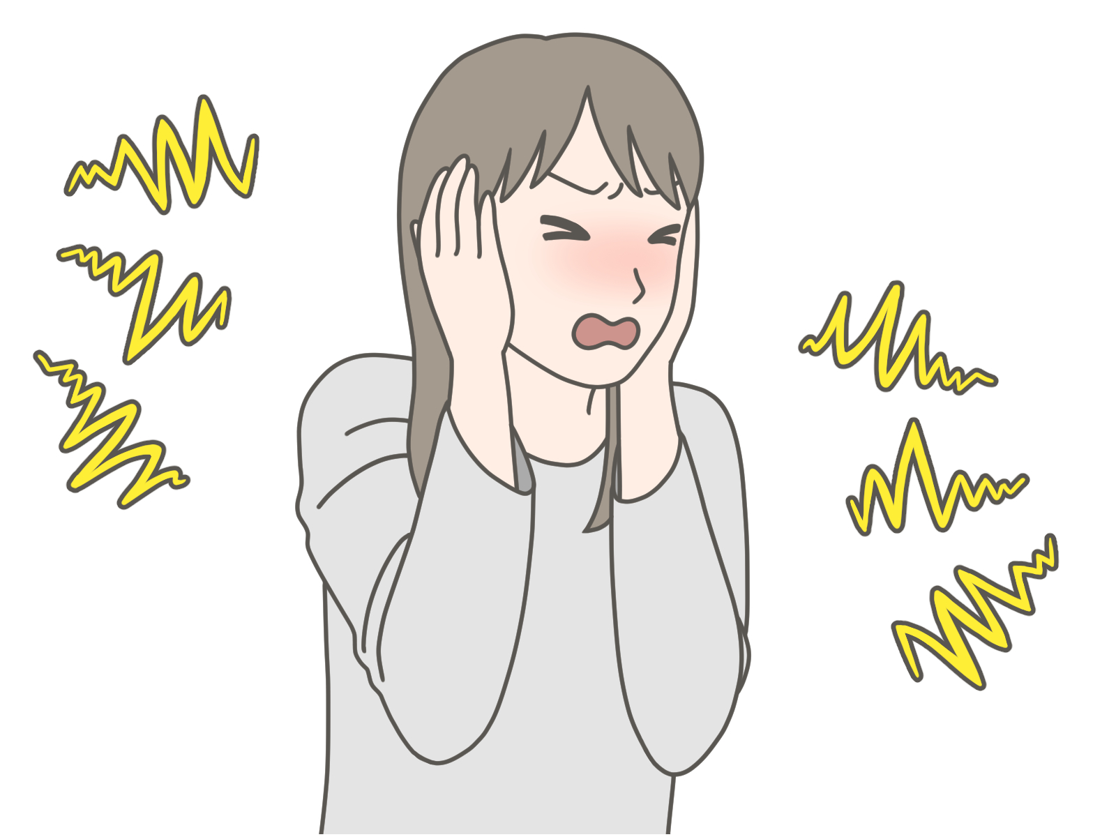 感覚過敏の女性