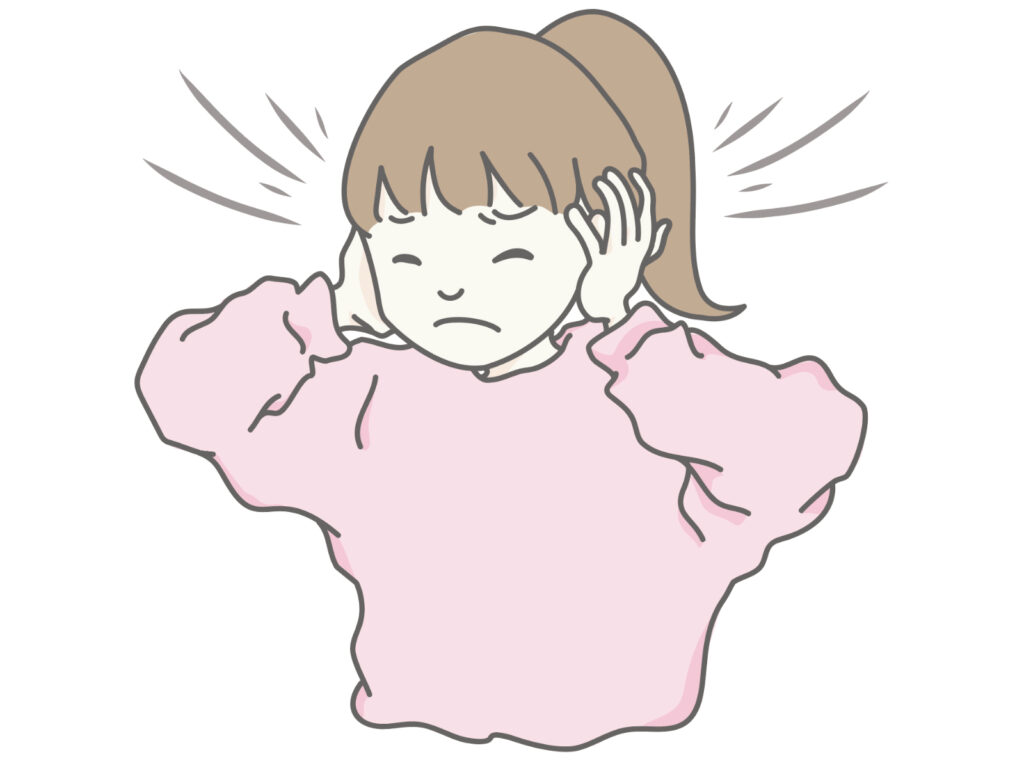 感覚過敏の女性