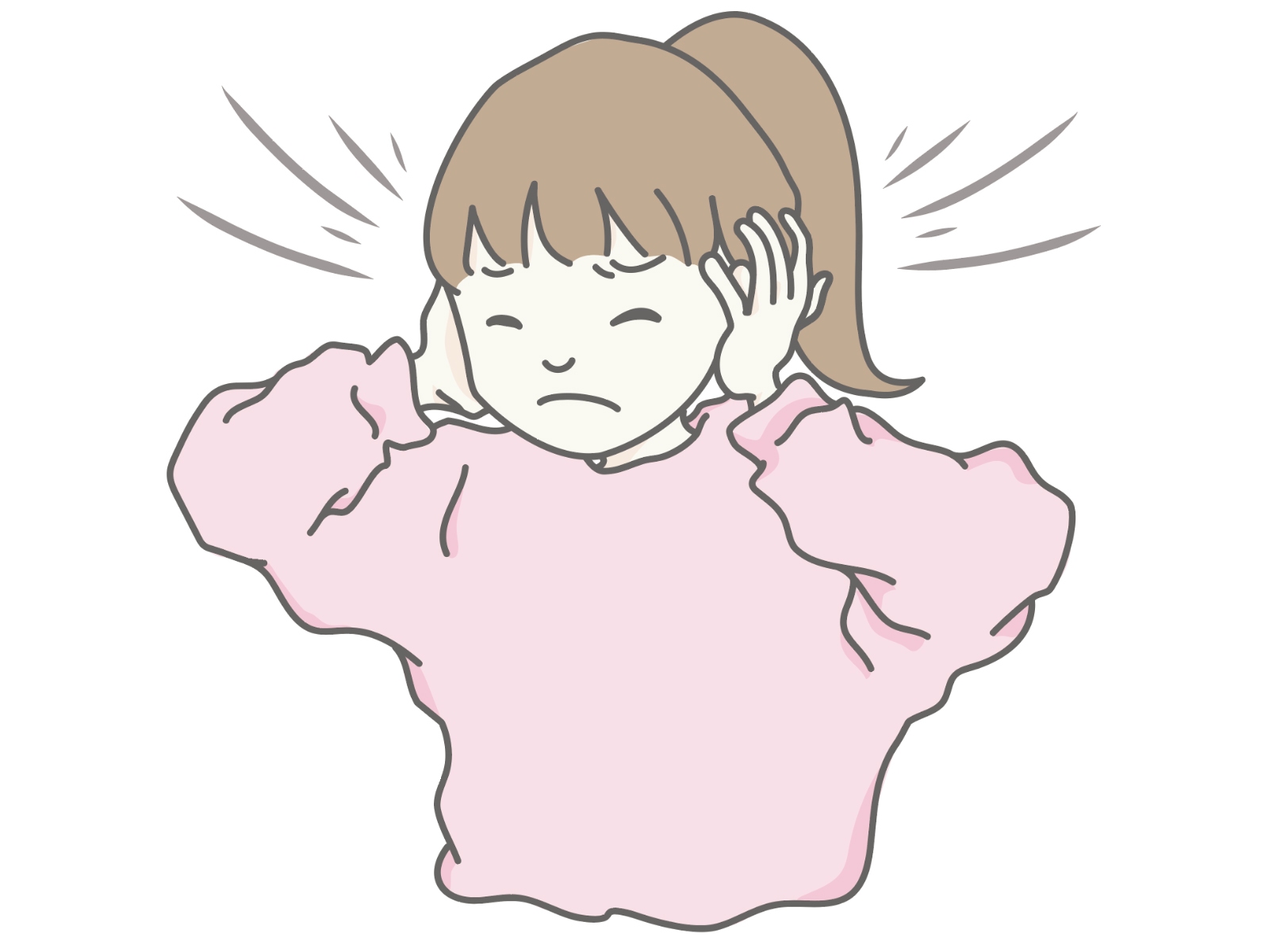 感覚過敏の女性