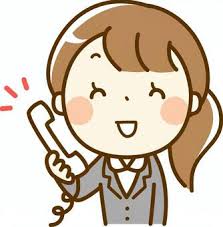 電話対応をする女性