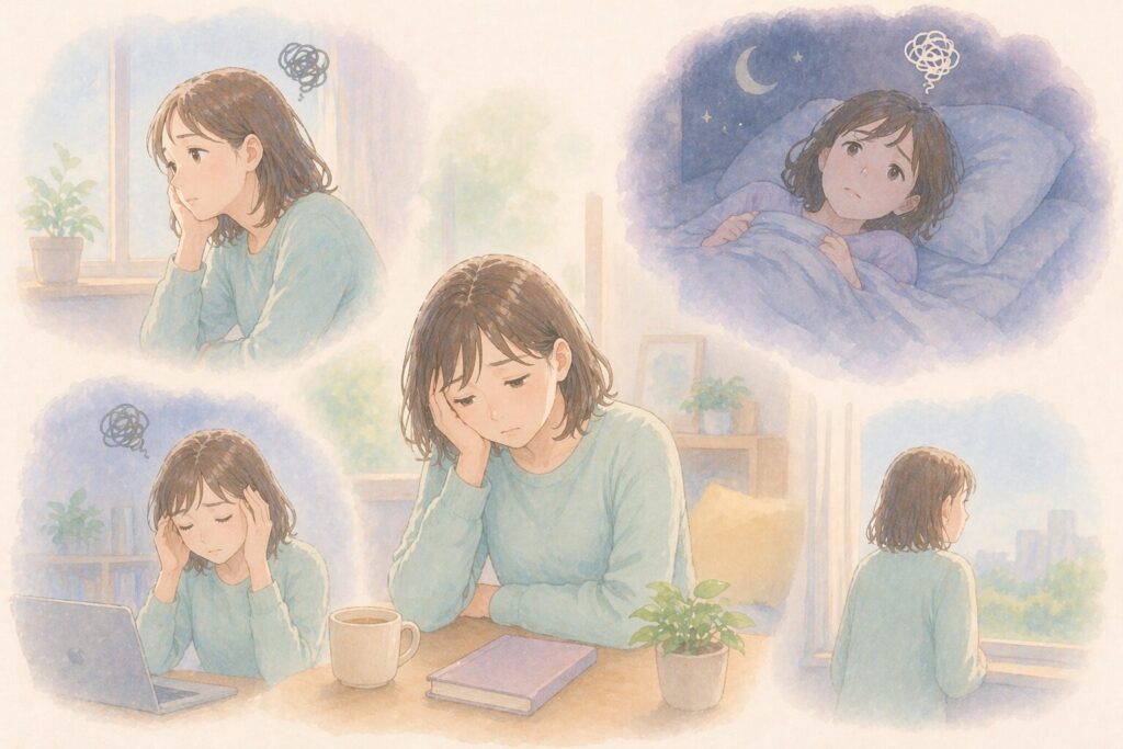 悩む女性