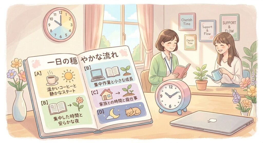 １日のスケジュール