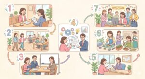 利用のステップと手順