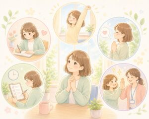 考える女性