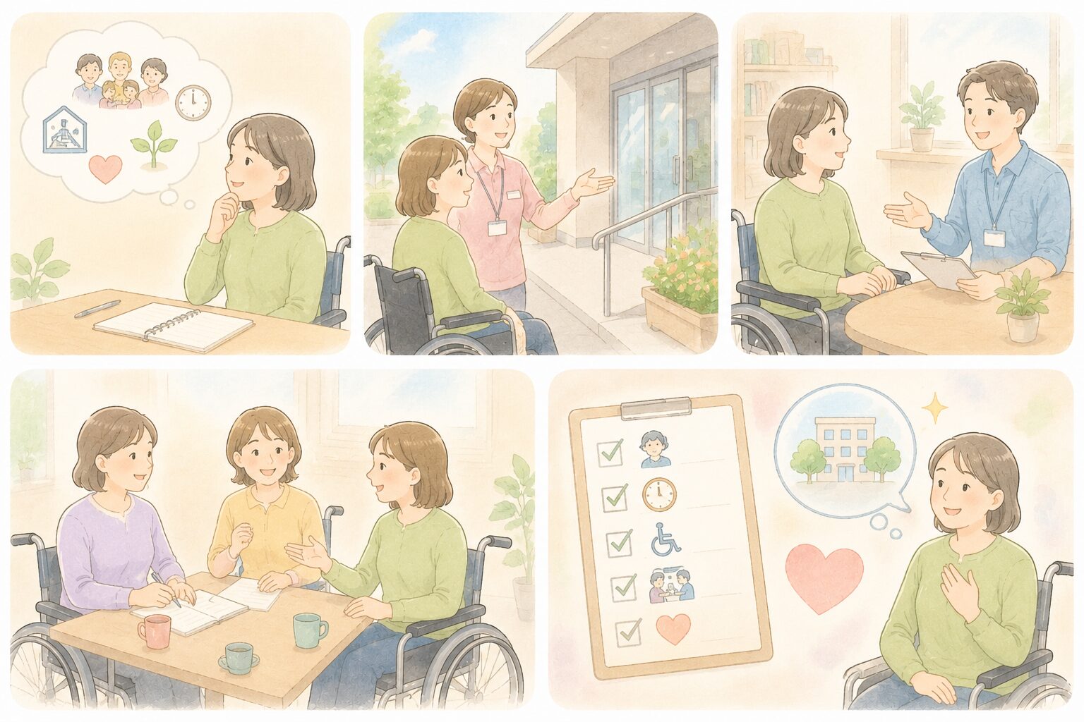 車椅子ユーザーが事業所を選ぶポイント