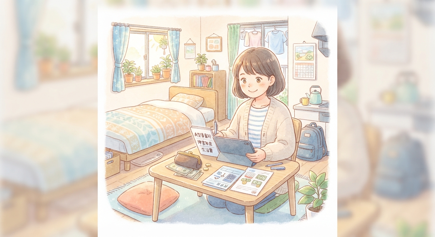 一人暮らしをする女性