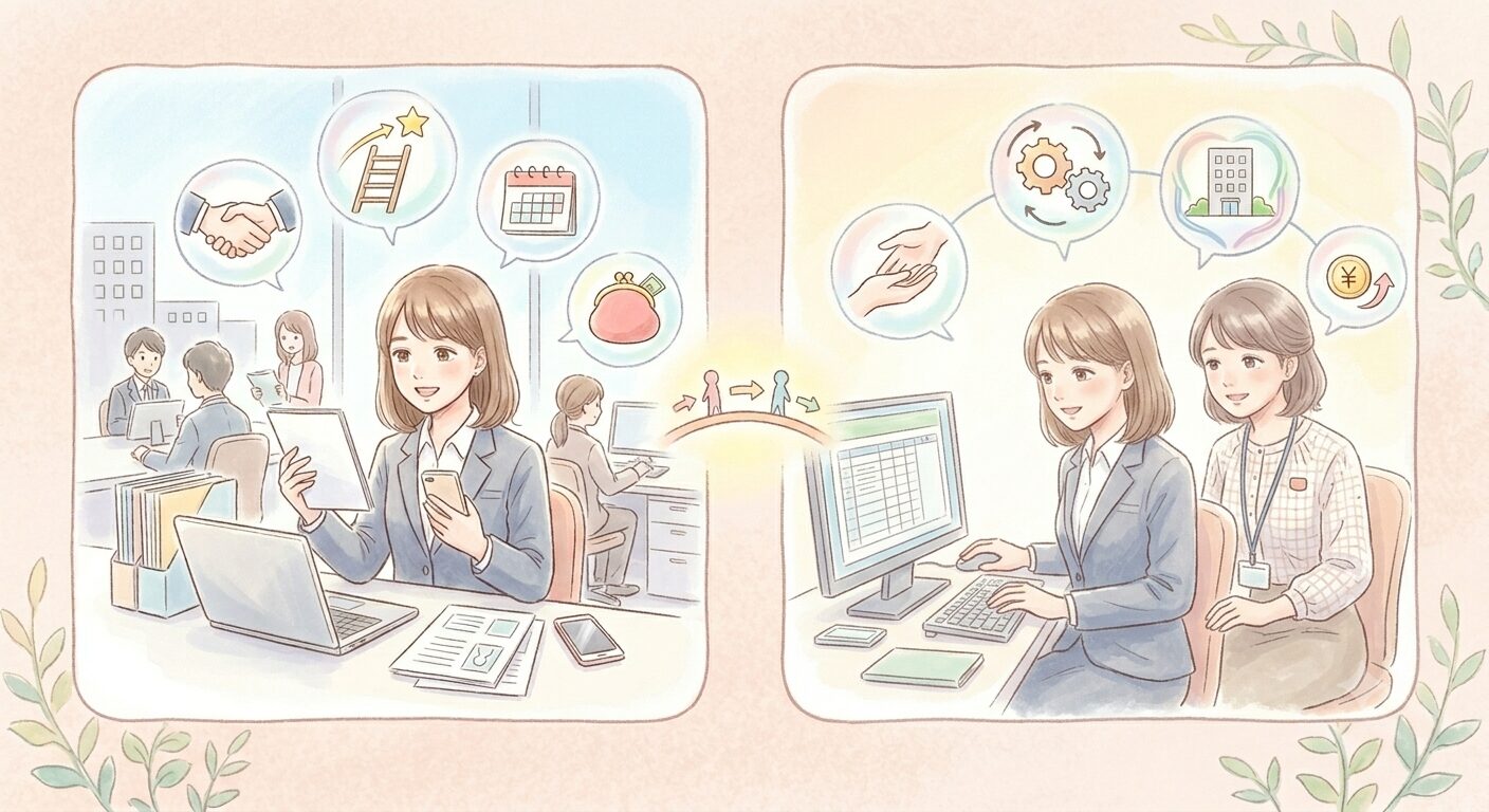 一般就労とA型事業所の違い