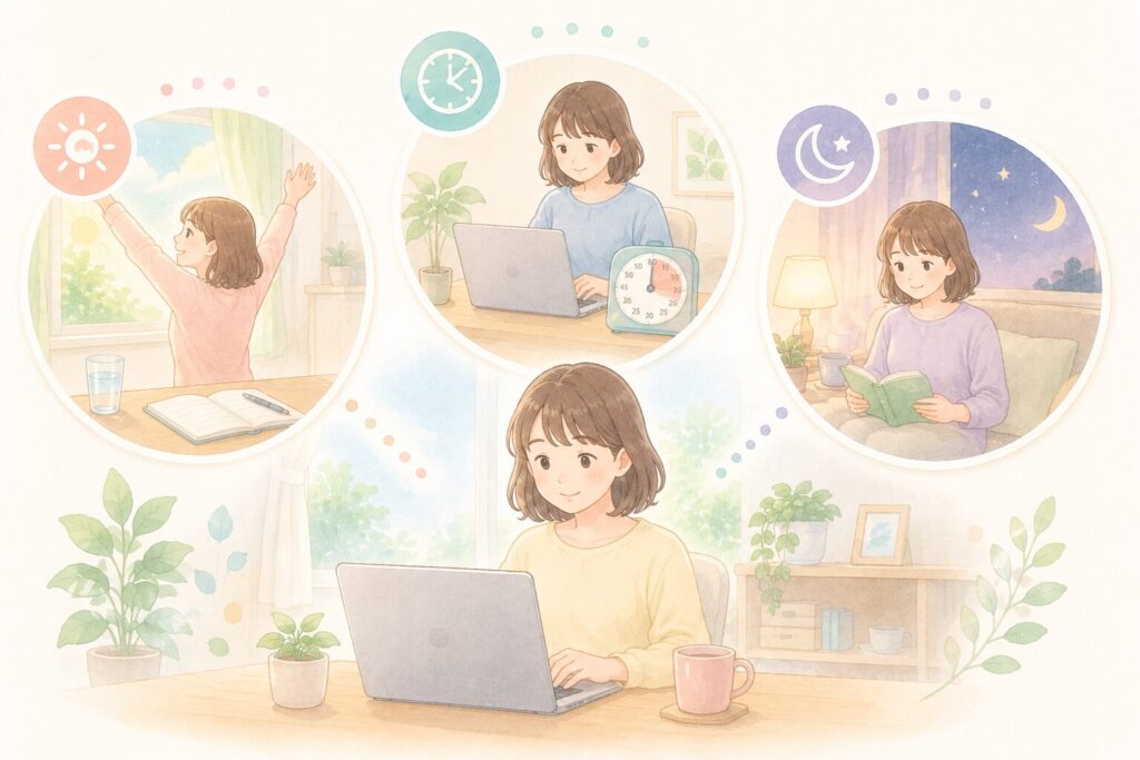 快適な一日をサポートするライフスタイル