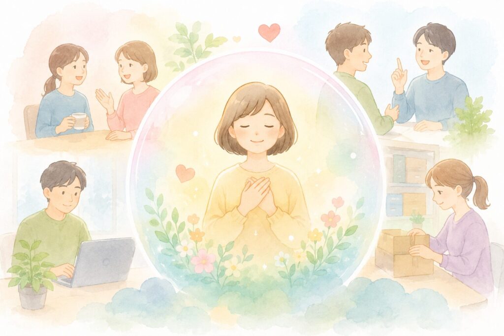 自分の心を守る女性