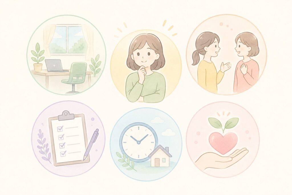 考える女性