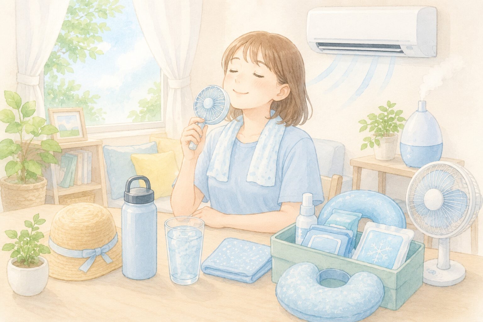 涼しい夏のリラックス空間
