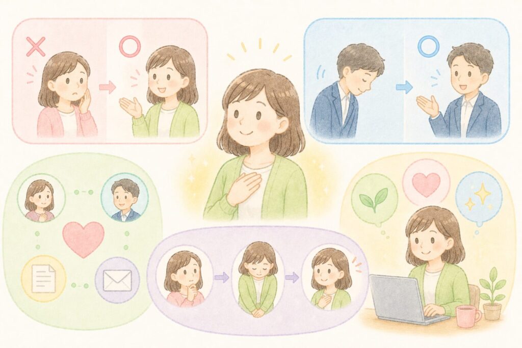 優しいコミュニケーションの手順