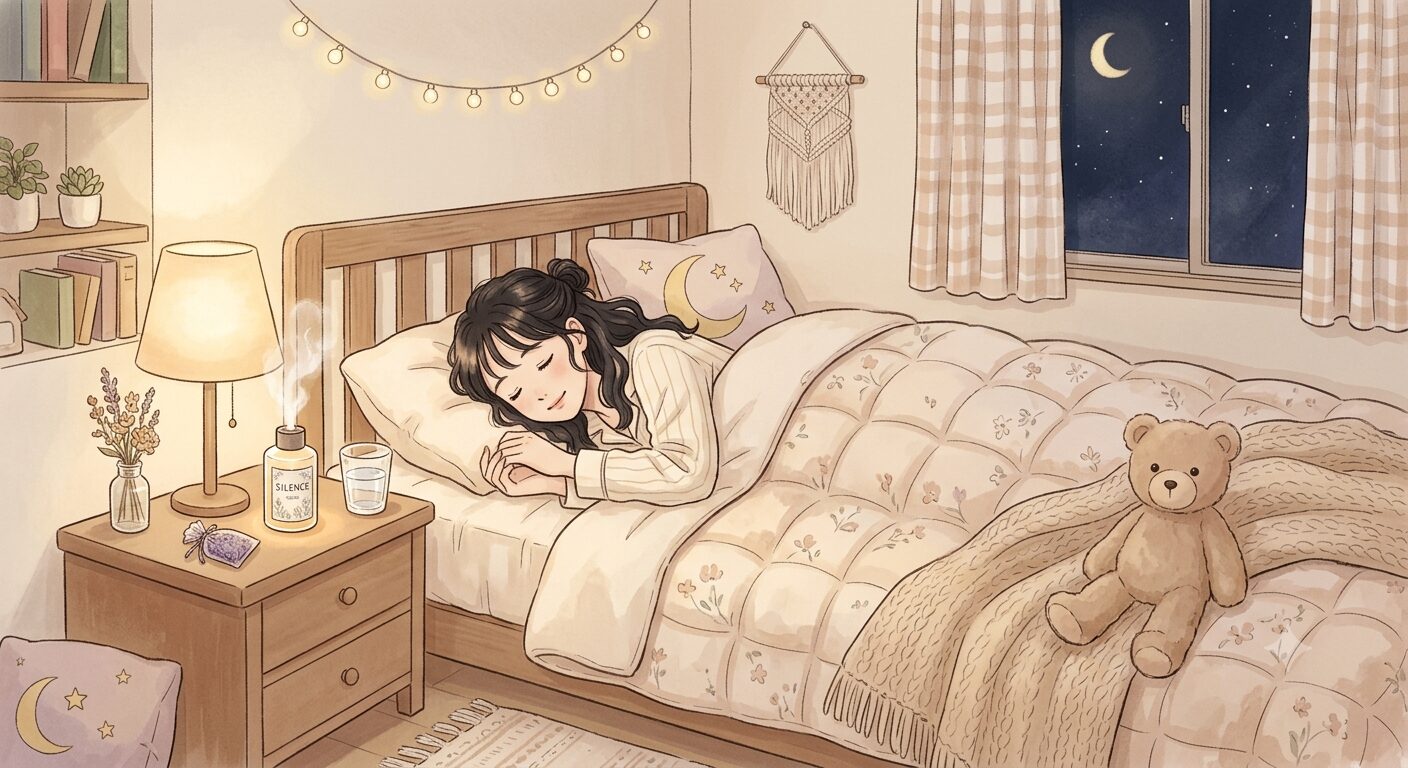 睡眠をとる女性