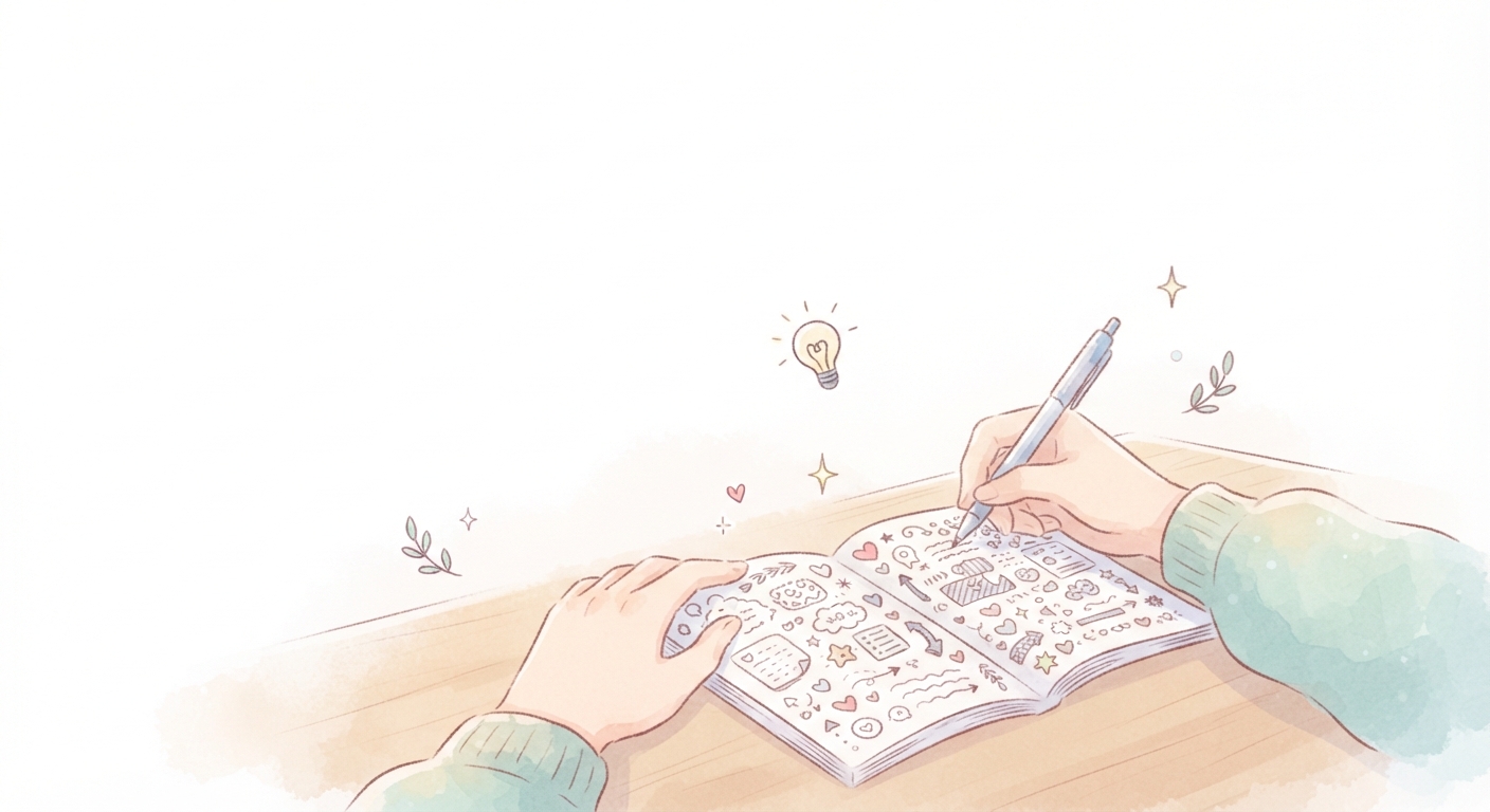 ノートに書く