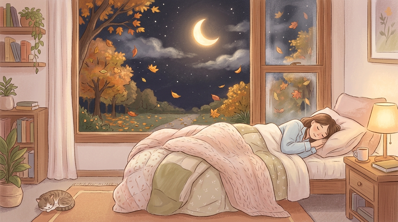 睡眠をとる女性