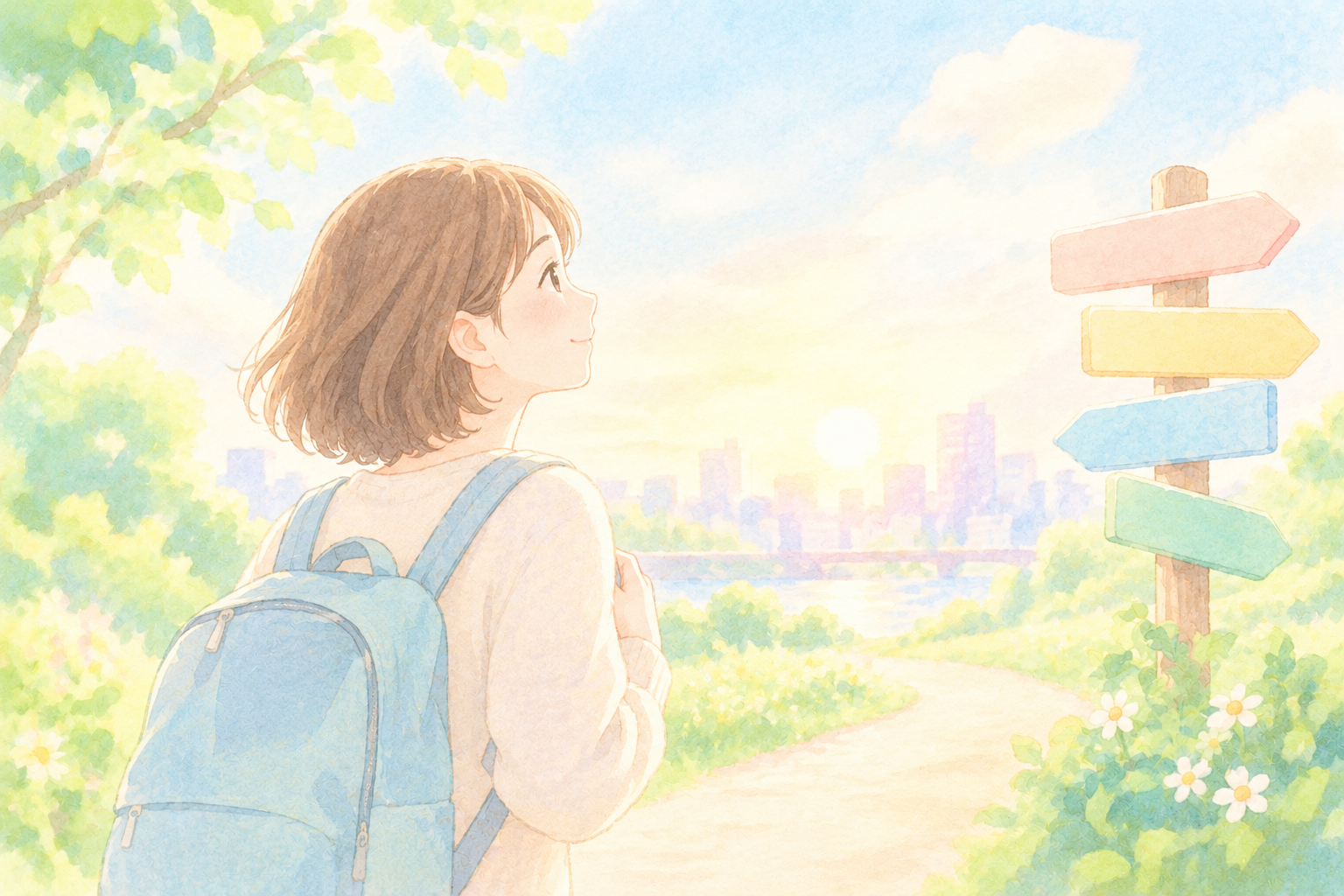 希望の地平線へ続く道